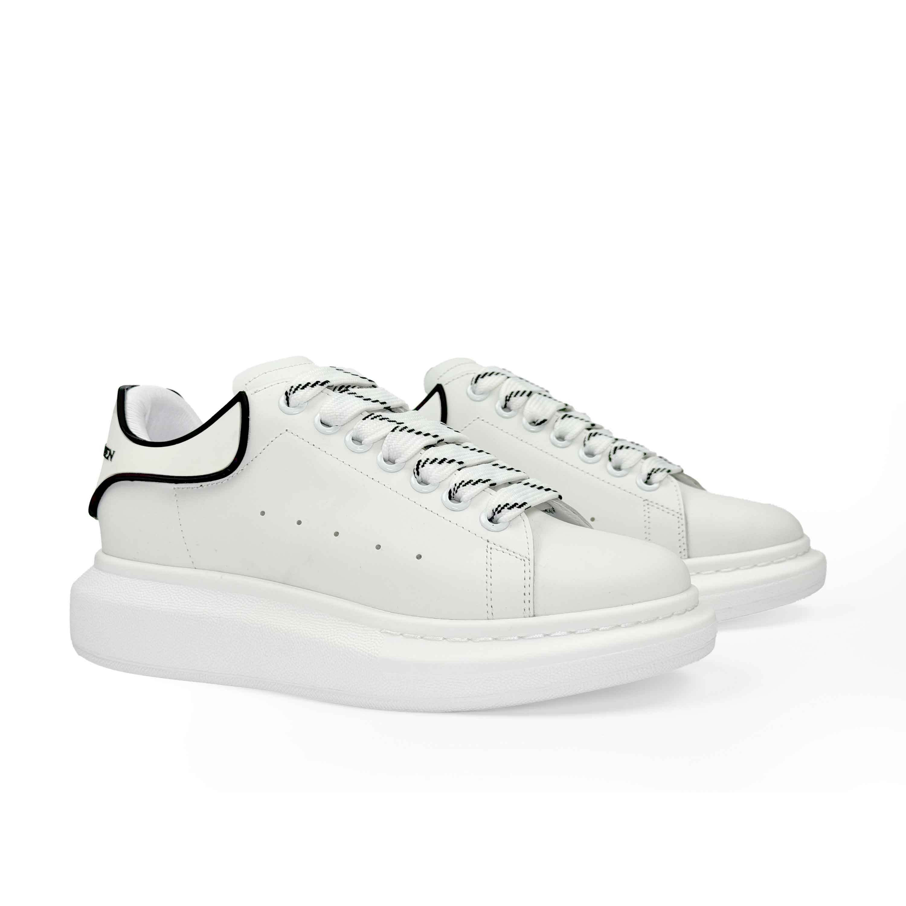 Alexander Mcqueen White Black Trim Alexander