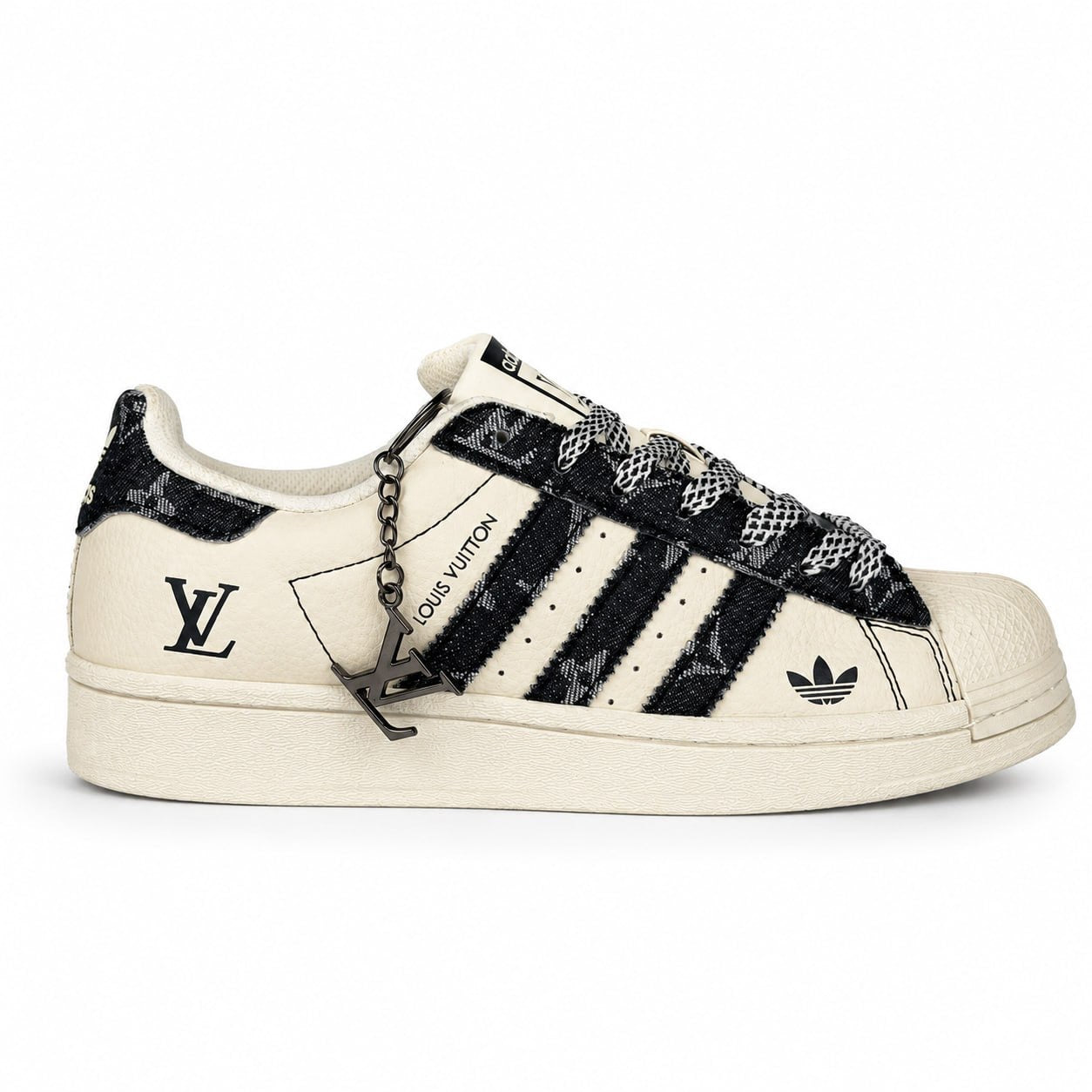 Louis Vuitton x adidas Superstar – Cream & Black