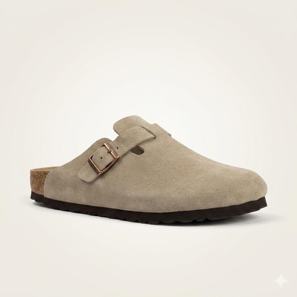 Boston Suede Clogs