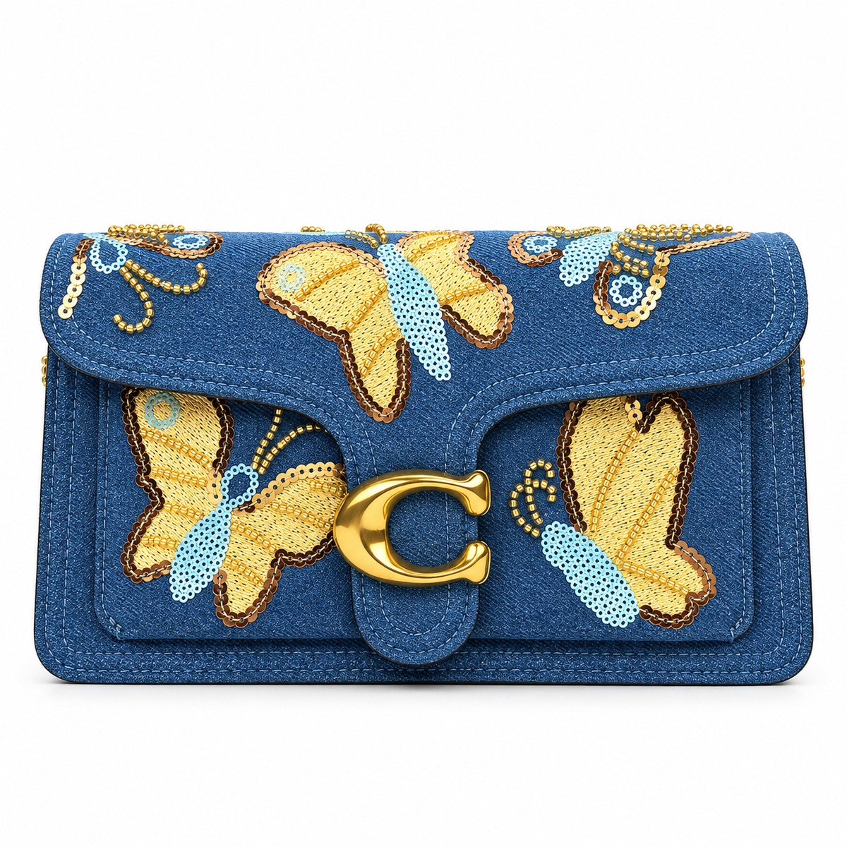 coach bag navy blue 1421