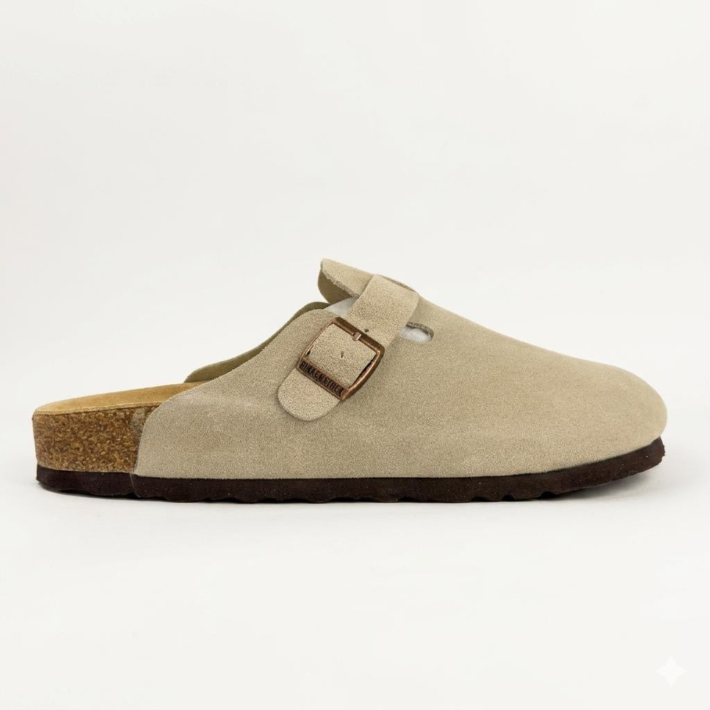 Boston Suede Clogs