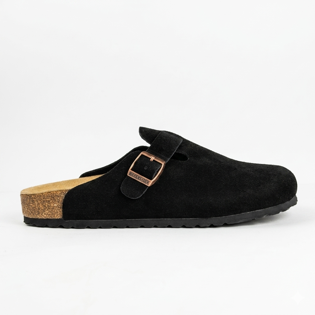 Boston Suede Clogs