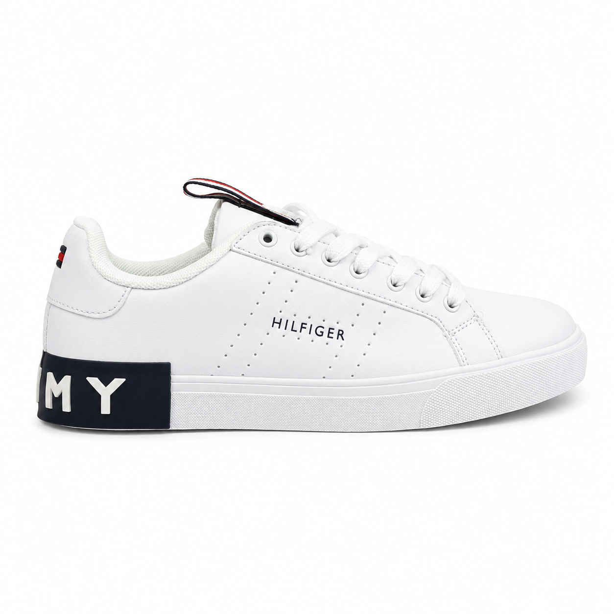 Tommy Hilfiger Essential Court Sneaker – White/Navy