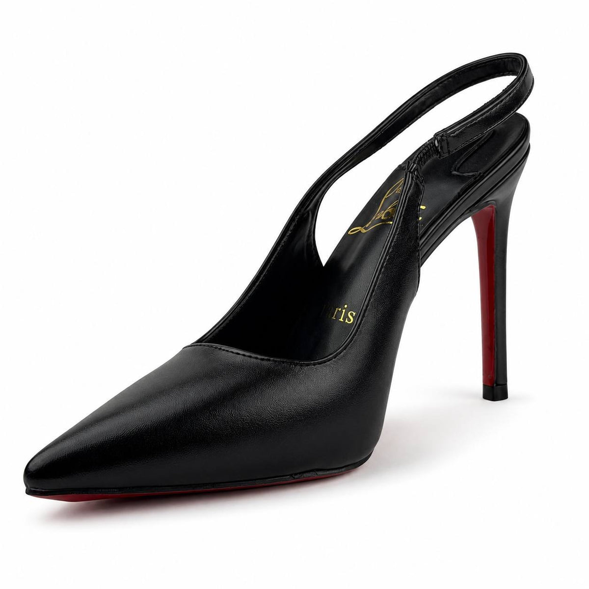 Christian Louboutin Pointed-Toe Slingback Heels