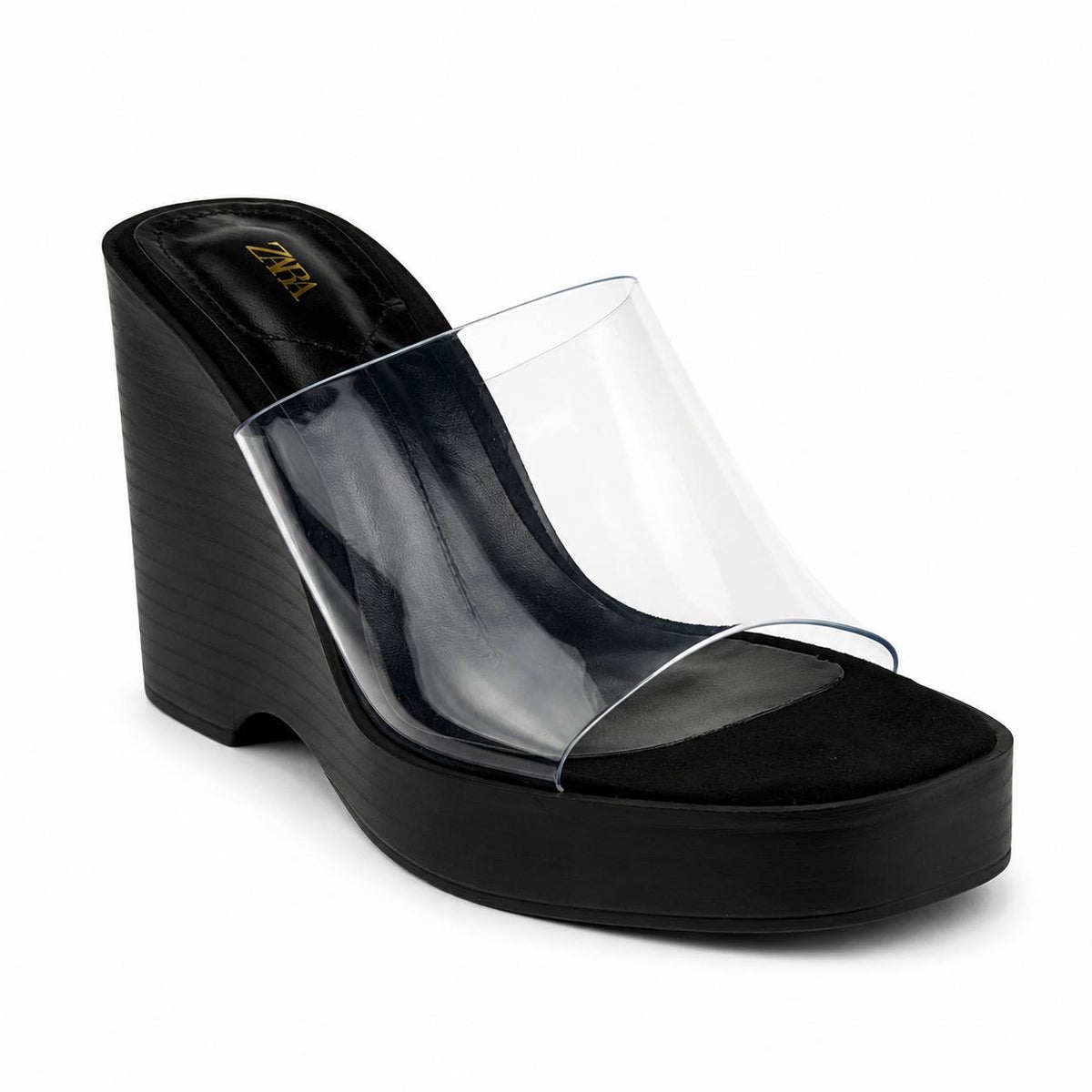 Zara Leopard Print Wedge Mules52