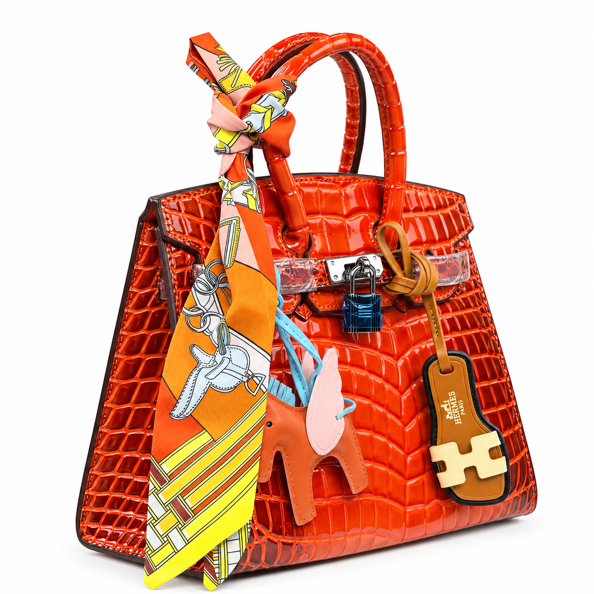 hermes bag orangr 575