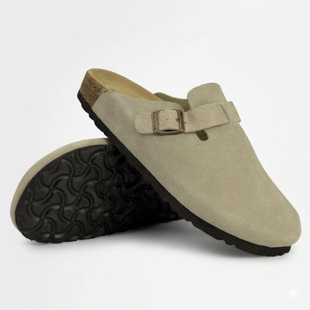 Boston Suede Clogs