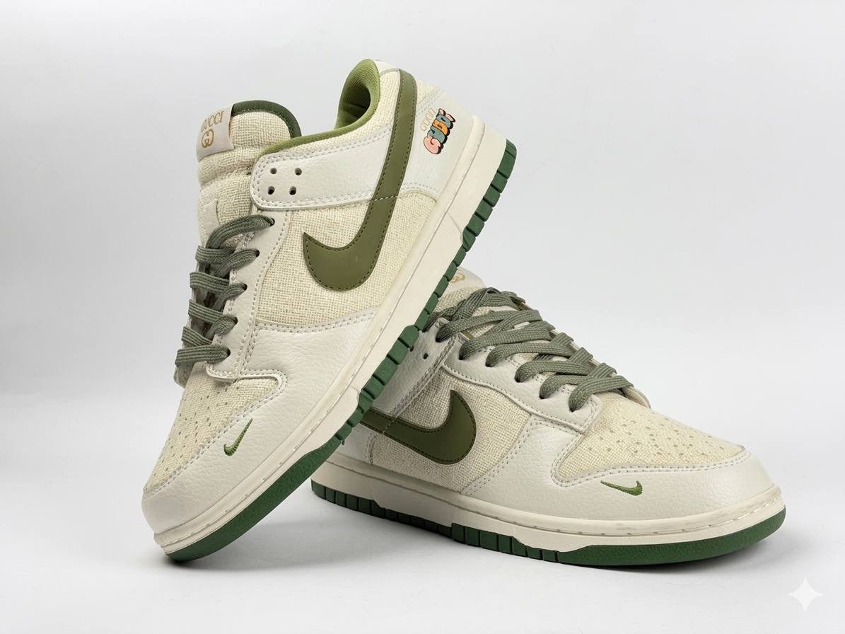 Nike SB Dunk Low Gucci Custom Olive