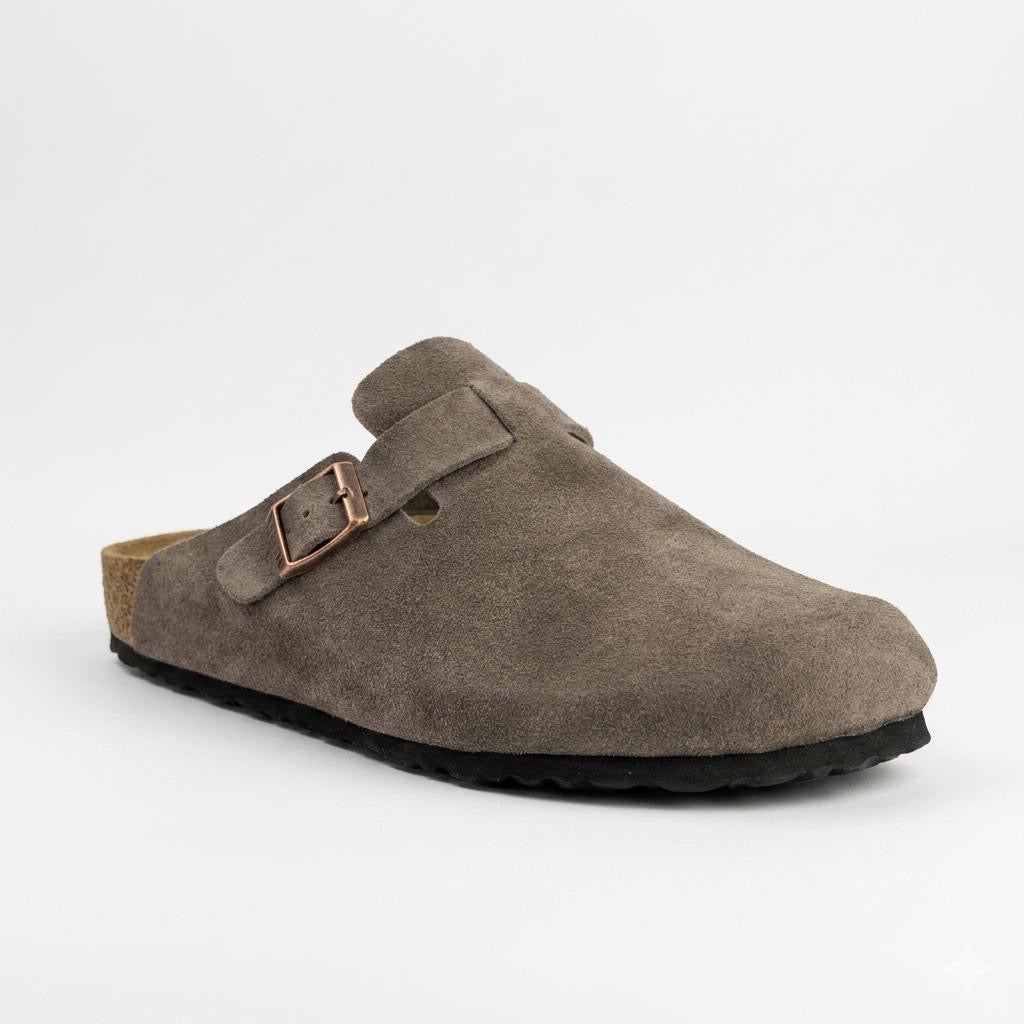 Boston Suede Clogs