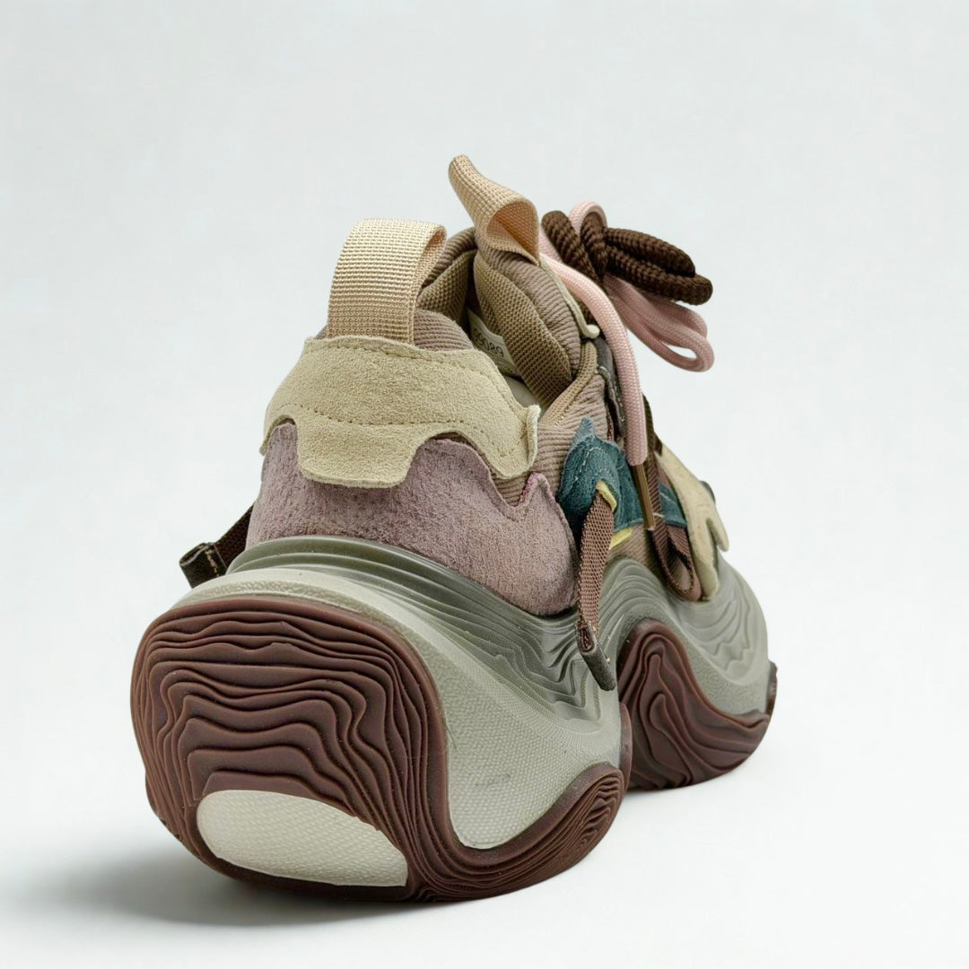 Wave Orbit Chunky Sneakers – Earth Tone Edition