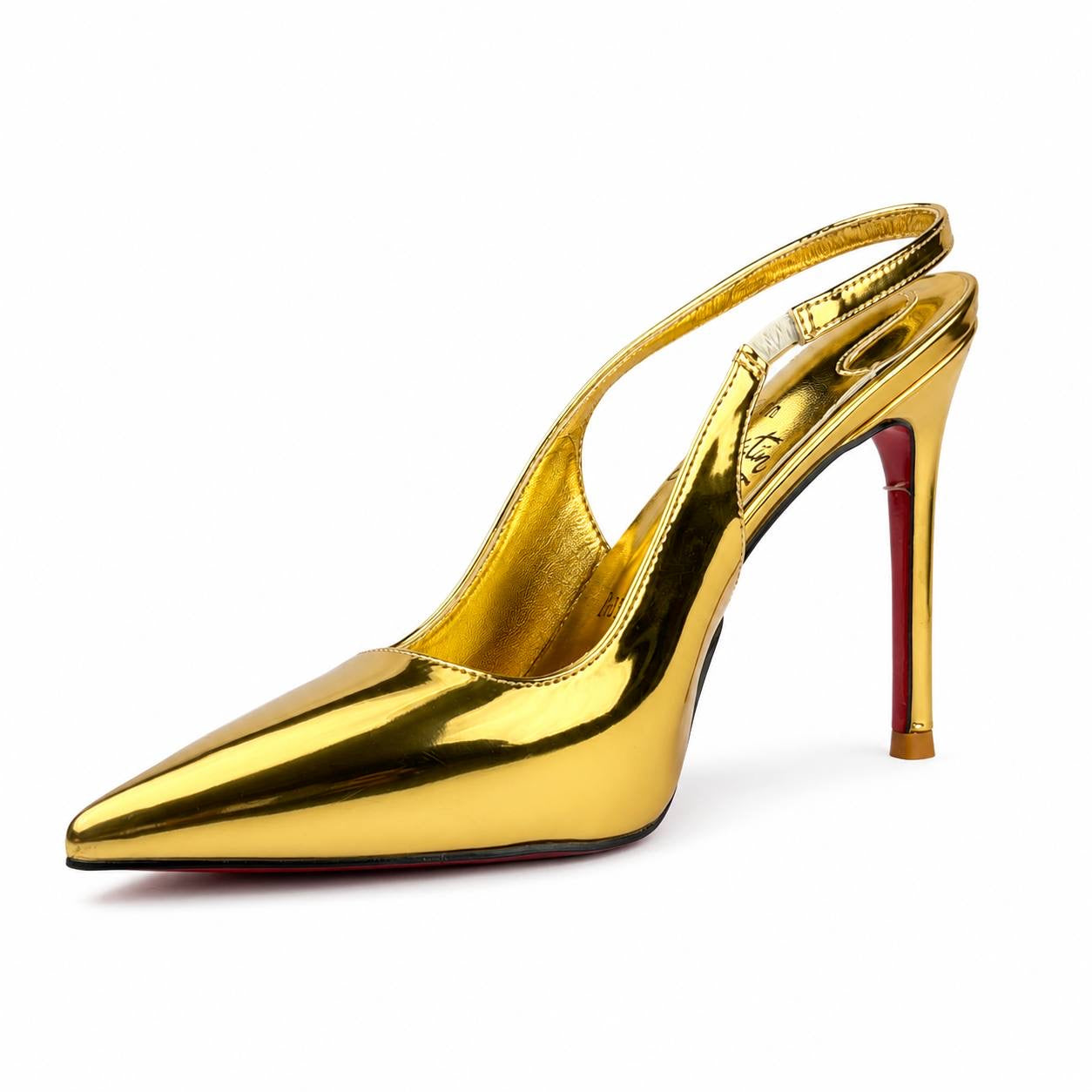 Christian Louboutin Pointed-Toe Slingback Heels