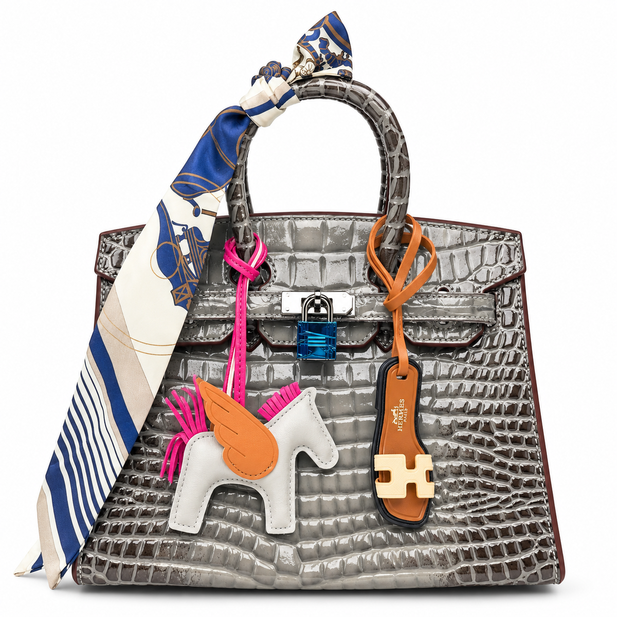hermes bag gray 575