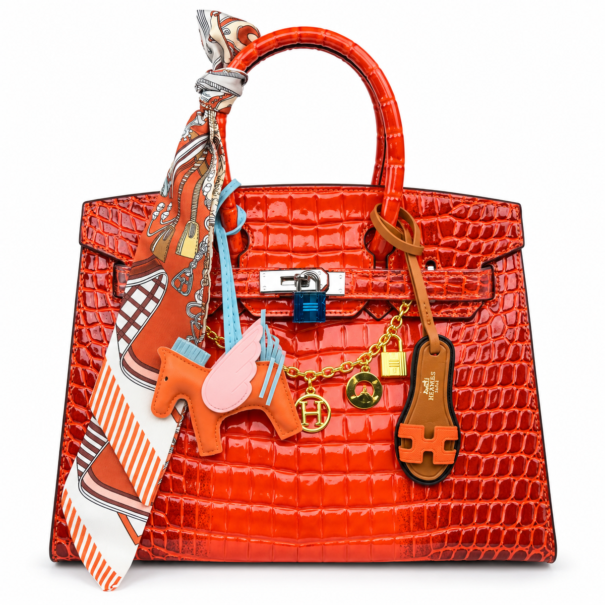 hermes bag orange 574