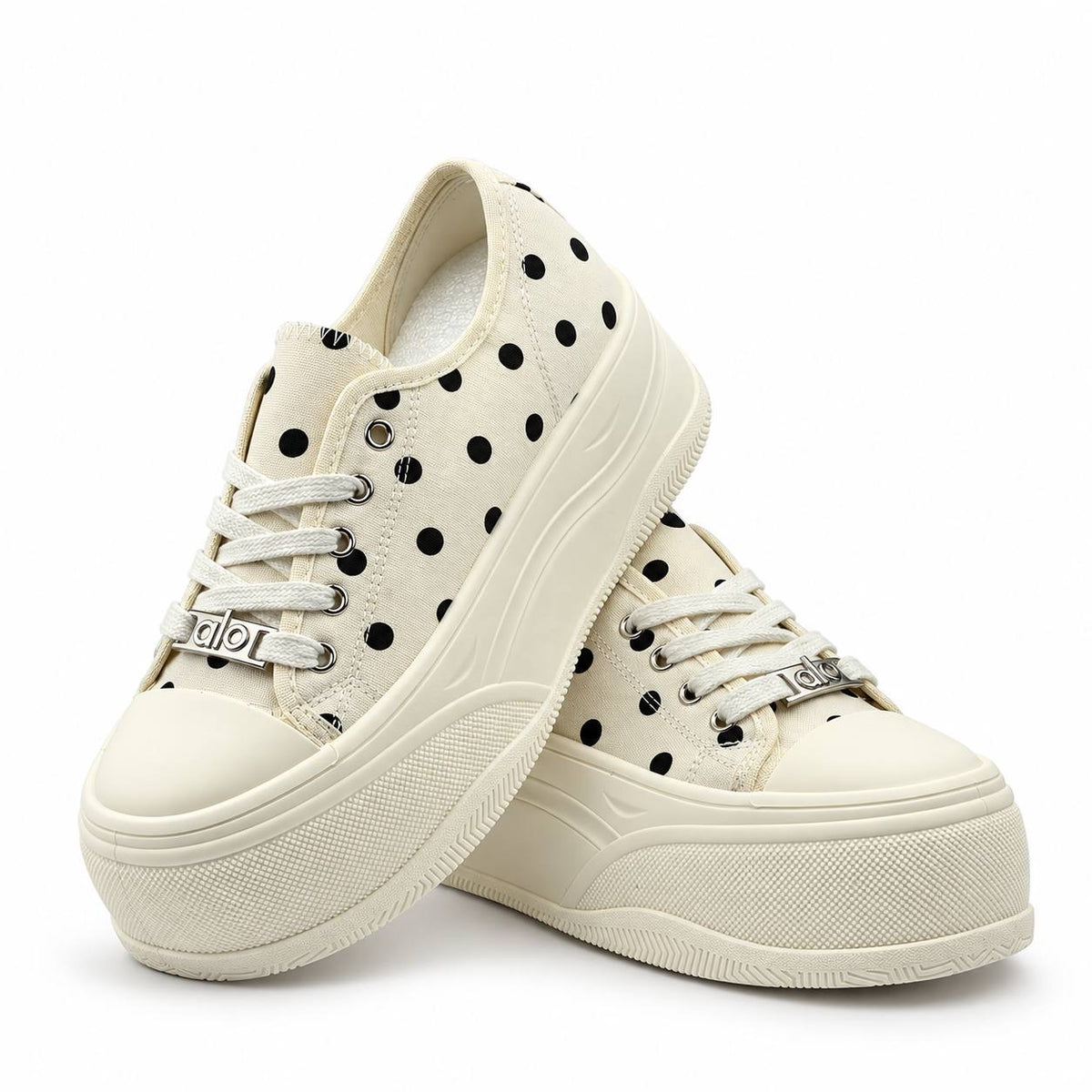 Polka Dot Platform Sneaker – M6809