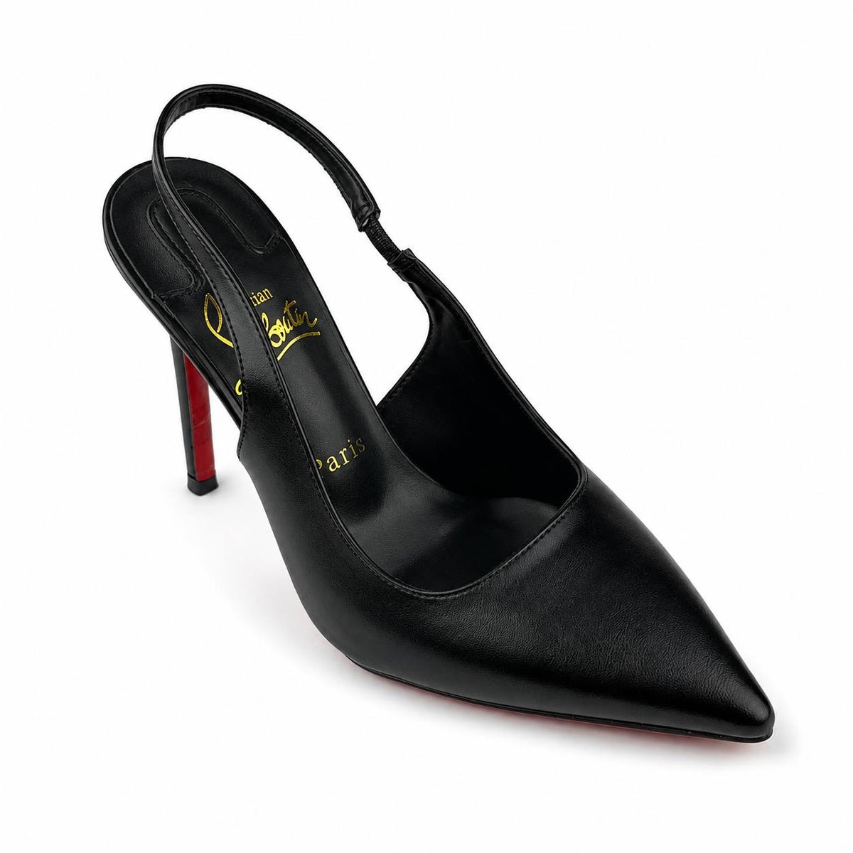 Christian Louboutin Pointed-Toe Slingback Heels