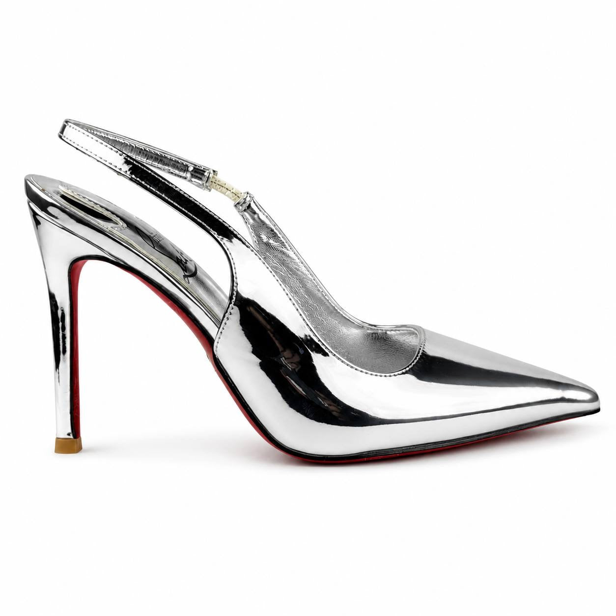 Christian Louboutin Pointed-Toe Slingback Heels