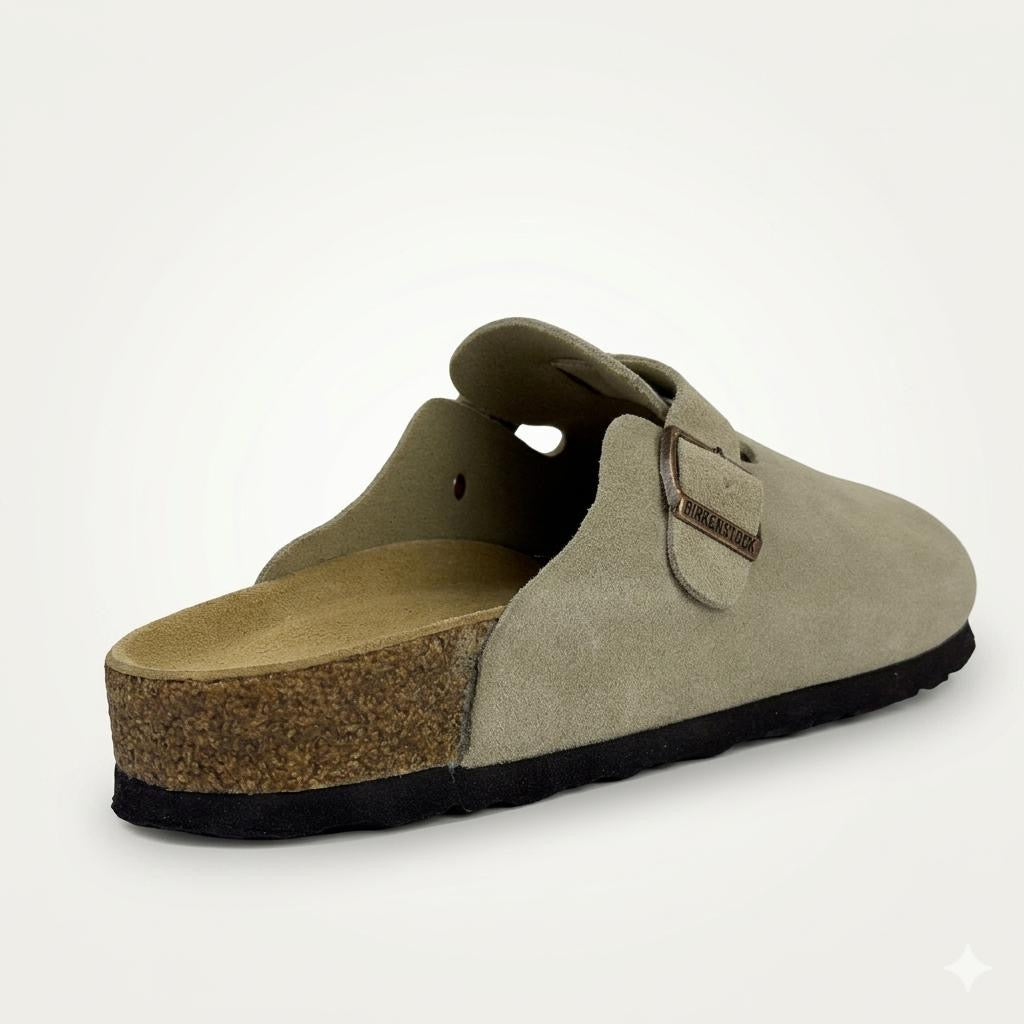 Boston Suede Clogs