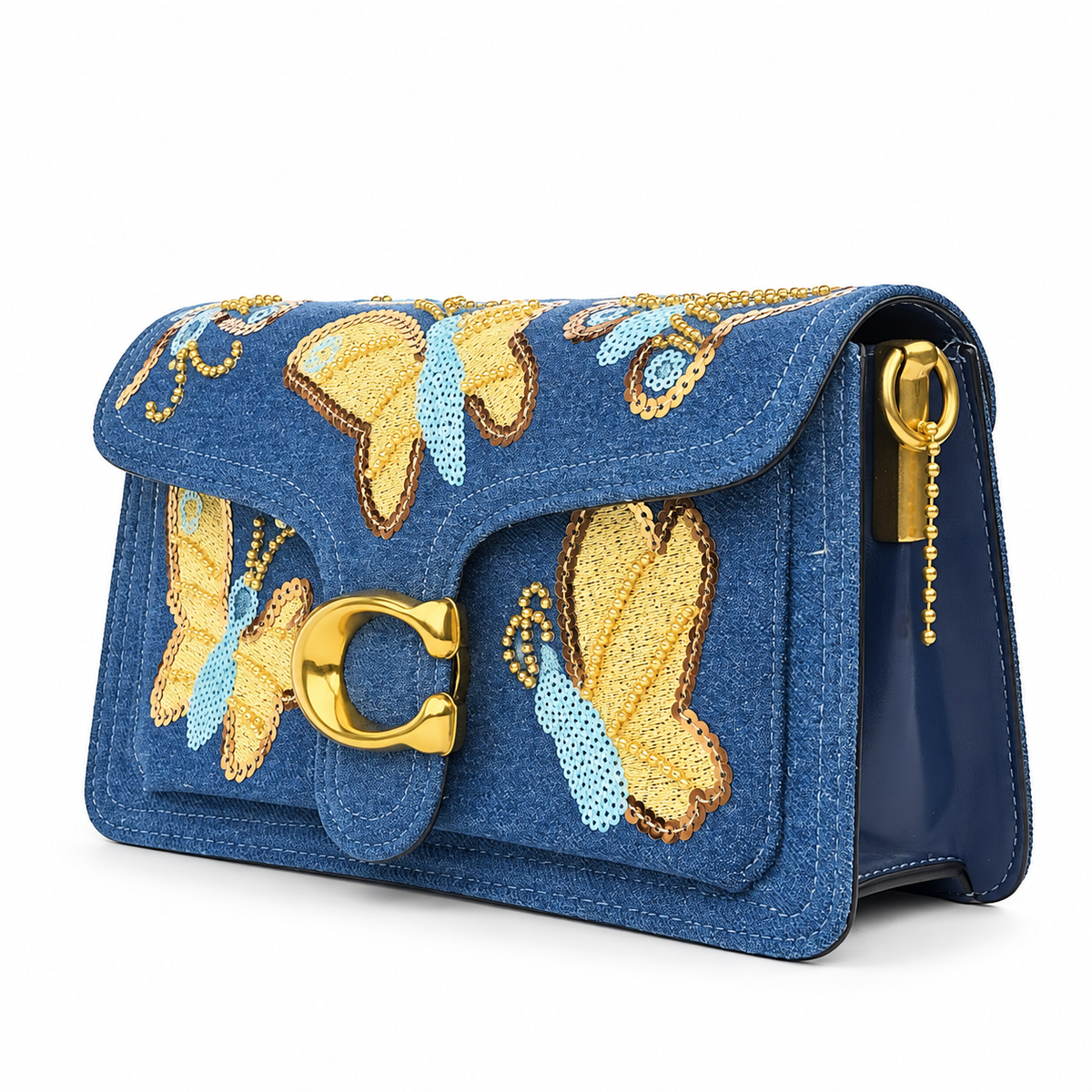 coach bag navy blue 1421