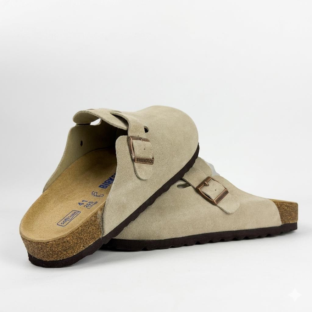 Boston Suede Clogs