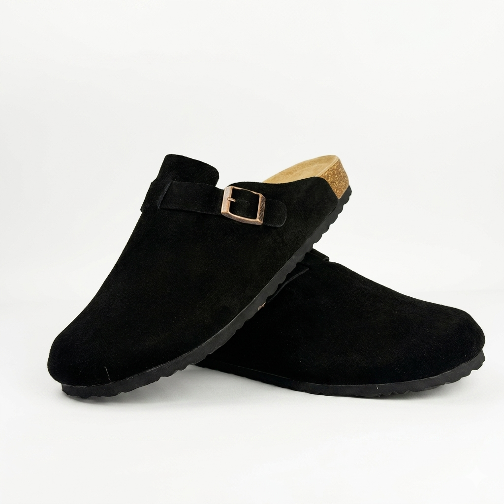 Boston Suede Clogs
