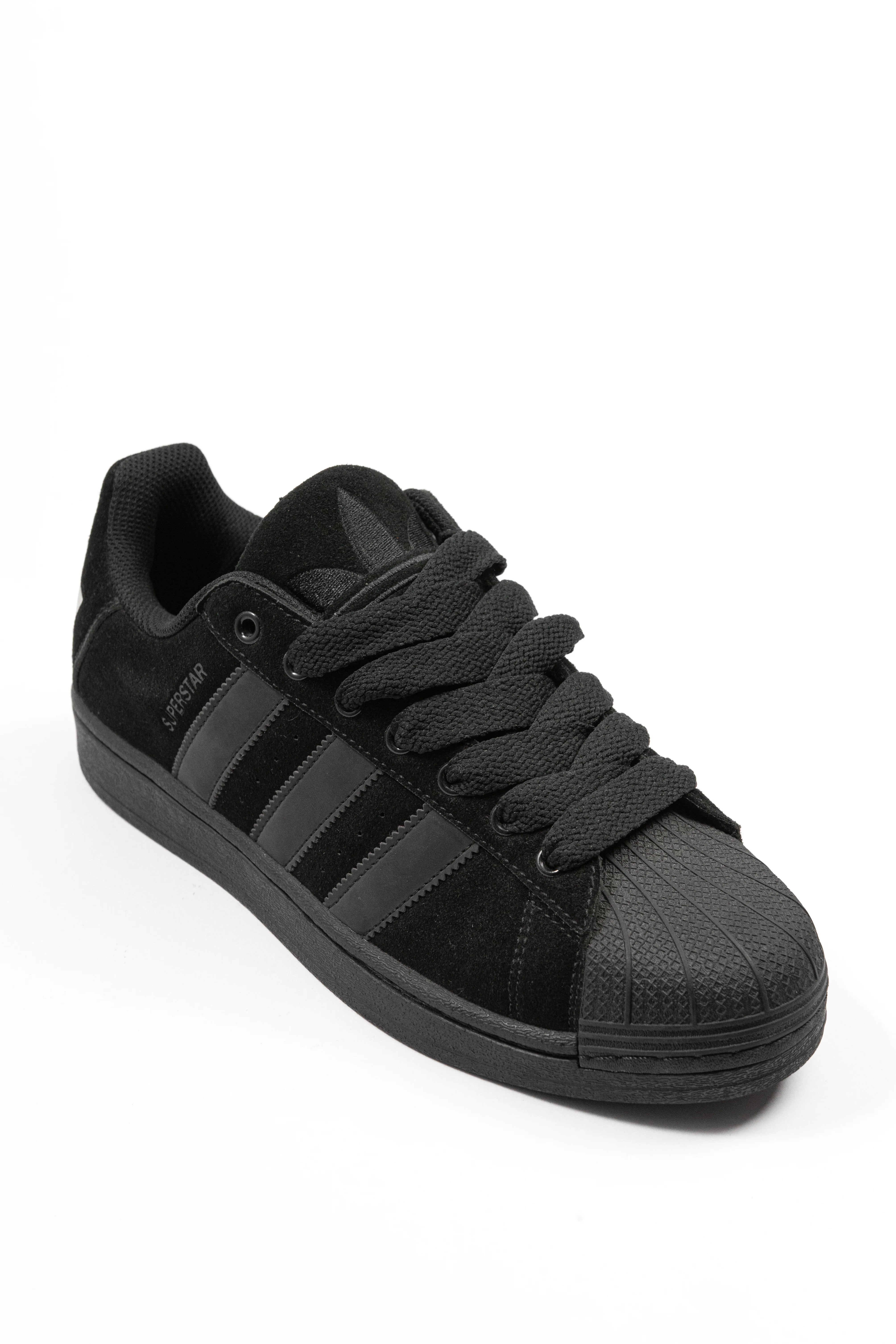 adidas Superstar 3-stripes suede sneakers