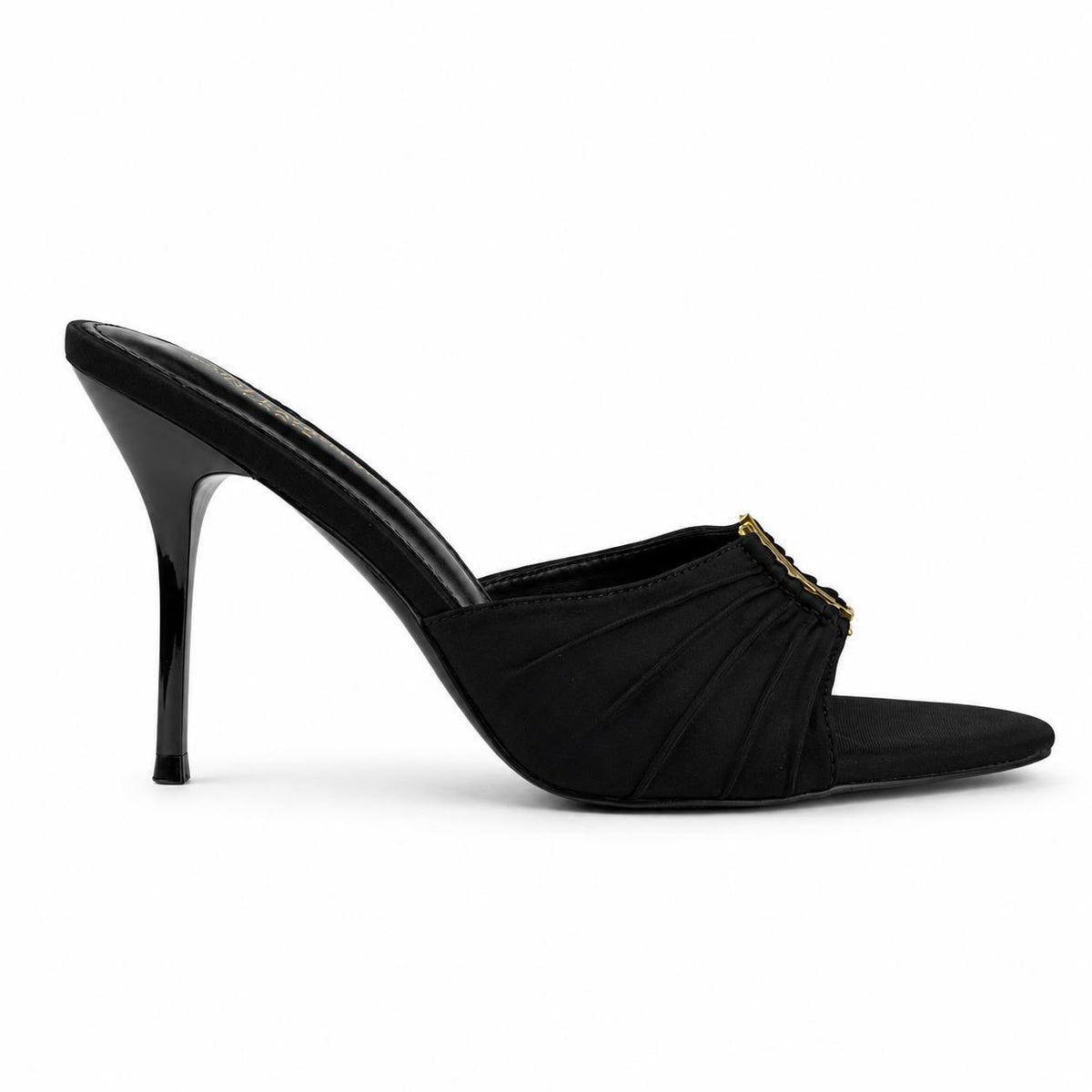 Saint Laurent Tribute-Style Pointed Toe Mule Heels 8