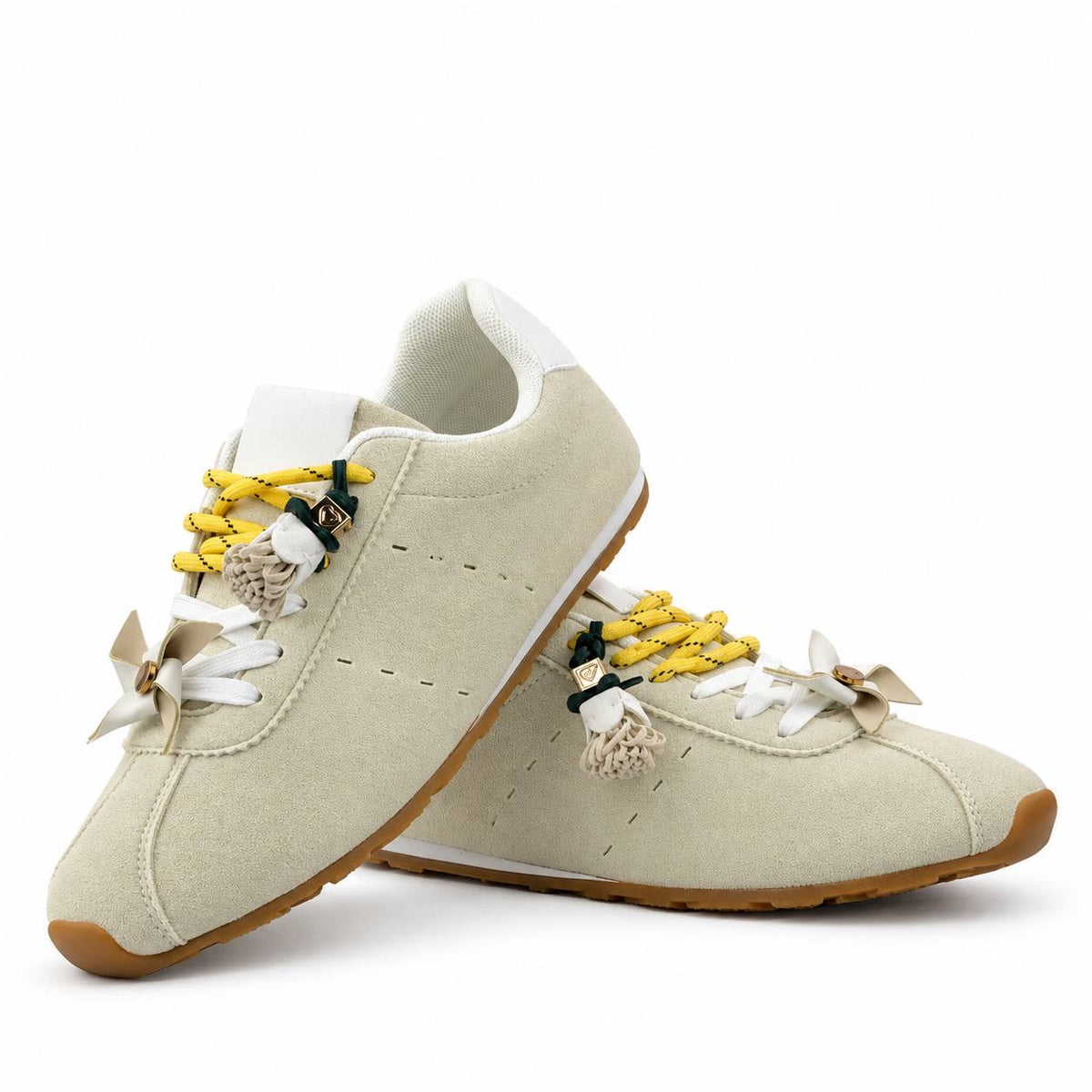 Ivory Signature Tassel Sneakers
