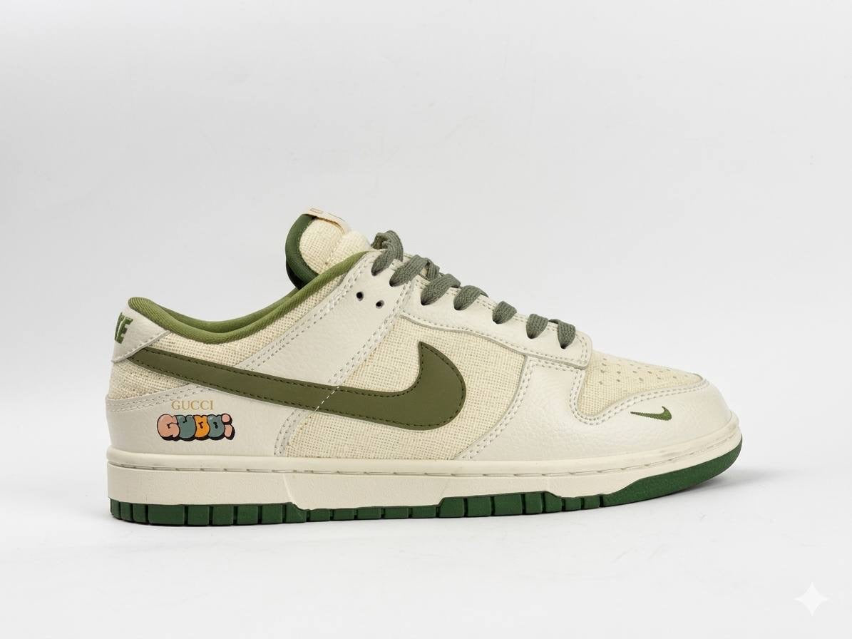 Nike SB Dunk Low Gucci Custom Olive