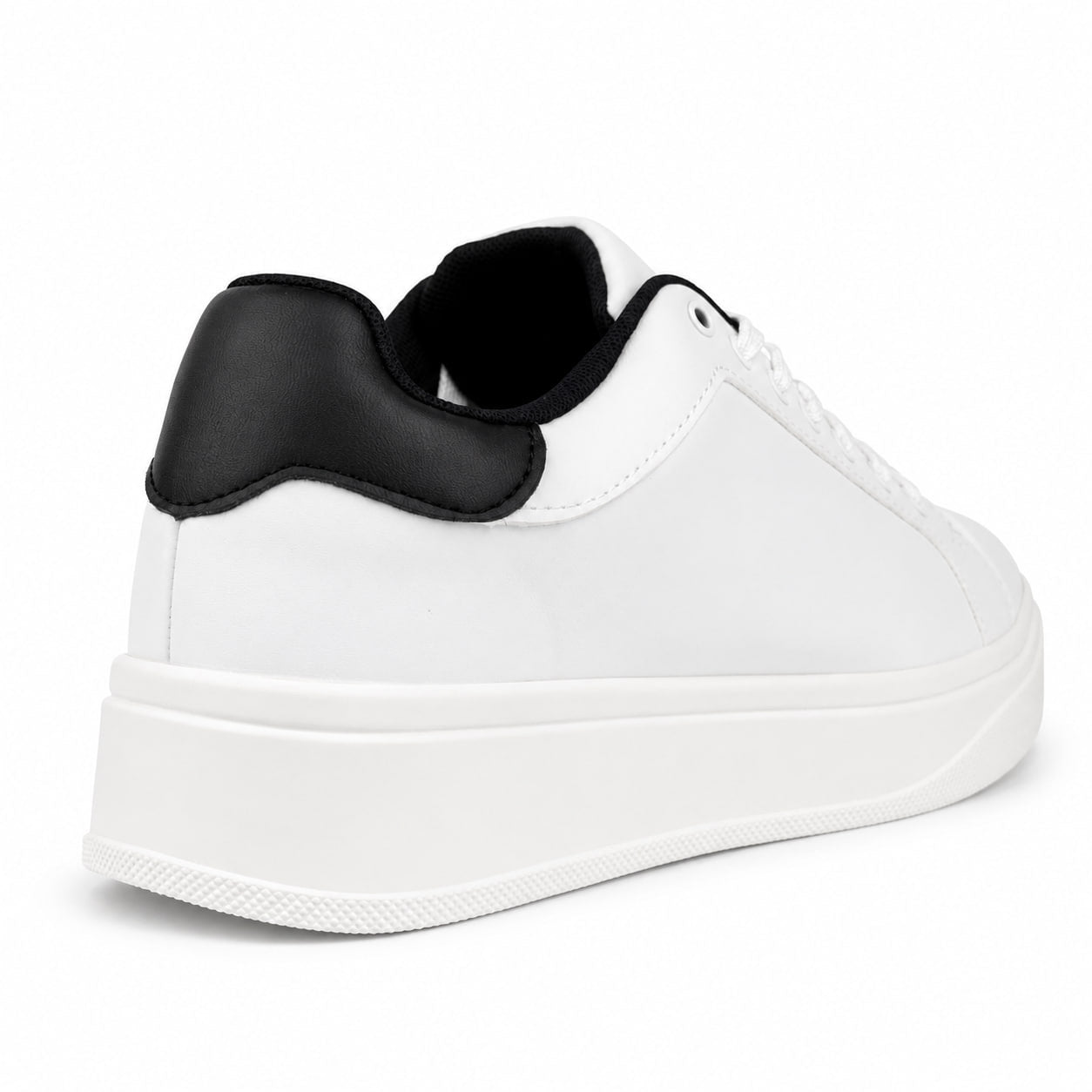 ZARA Basic Sneakers – White & Black 3413