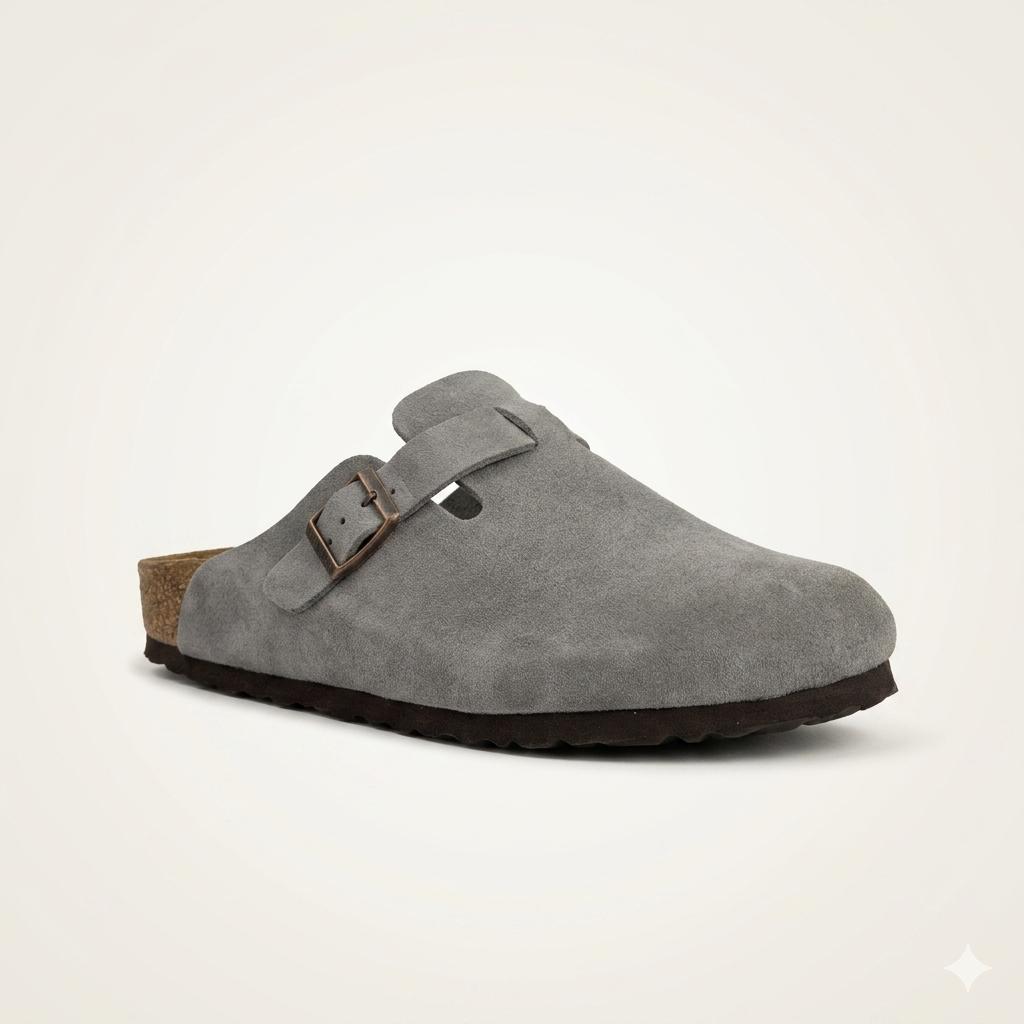 Boston Suede Clogs