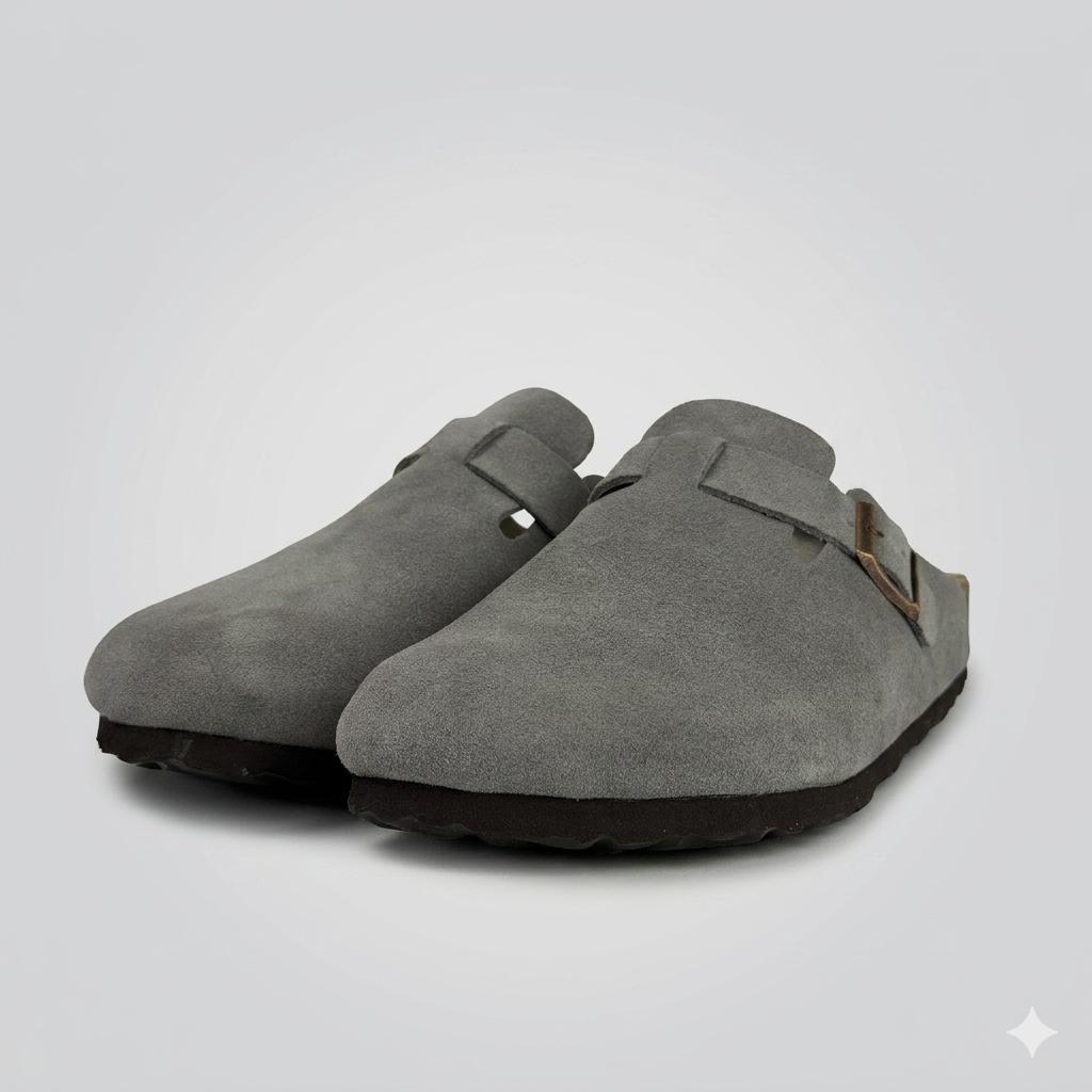 Boston Suede Clogs