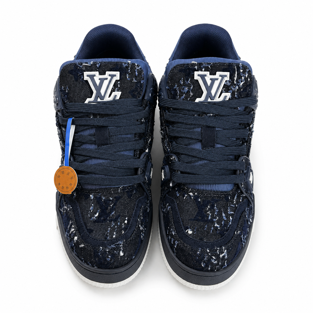 Louis Vuitton LV Trainer Sneaker – Monogram Denim 'Blue/Black' Edition