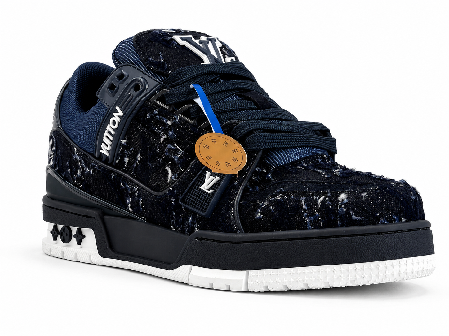 Louis Vuitton LV Trainer Sneaker – Monogram Denim 'Blue/Black' Edition